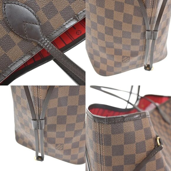 LOUIS VUITTON Neverfull GM Shoulder Tote Bag Damier Leather Brown N51106 43YH535 - Picture 10 of 15